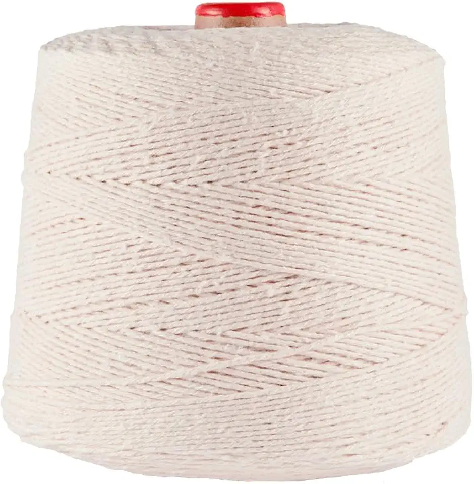 Atacadão das Linhas- Barbante Soberano Cru 1Kg - Fios N°: 2,3,4,6,8 e 10 - Macio, Sem resíduo, Não Desbota, Crochê, Tricô e Artesanato (6 FIOS)