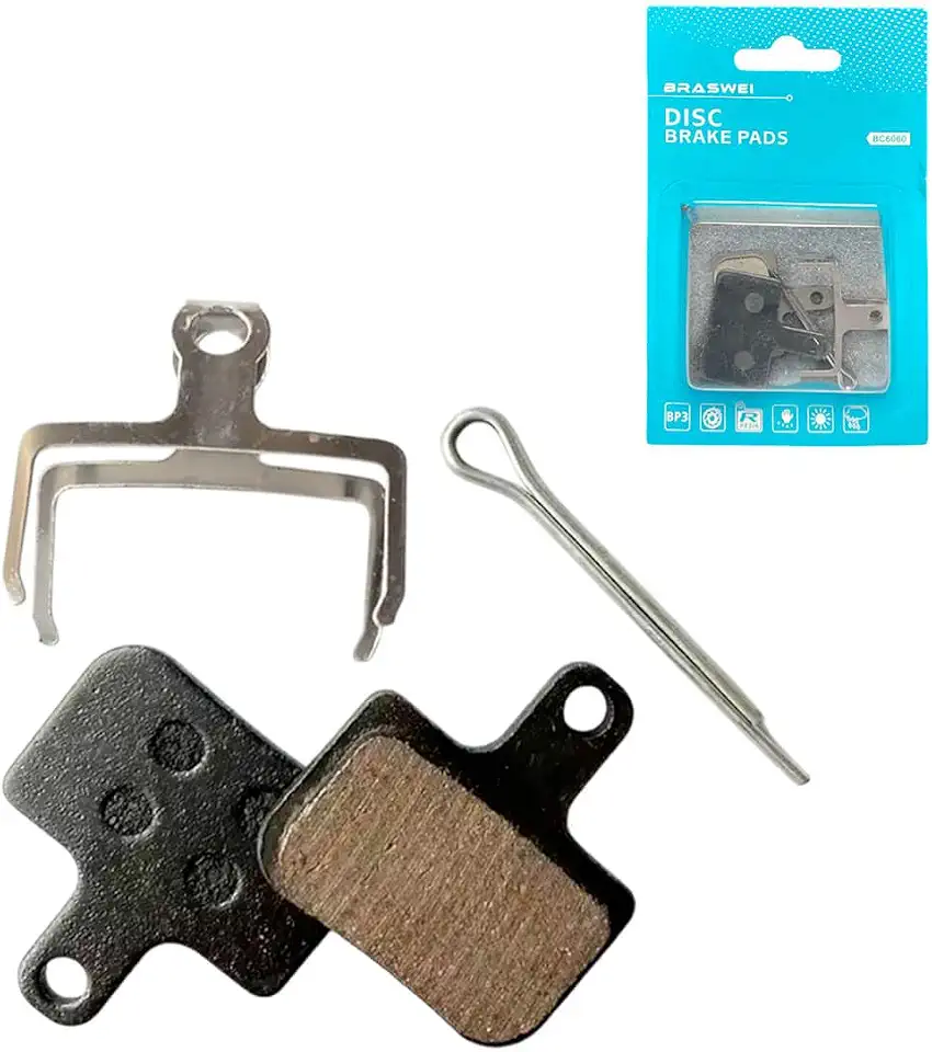 GTS 2 Par Pastilha Freio Compatível Shimano Mt200 Mt315 M4050 Gts Deore Ace Semi-Metalica
