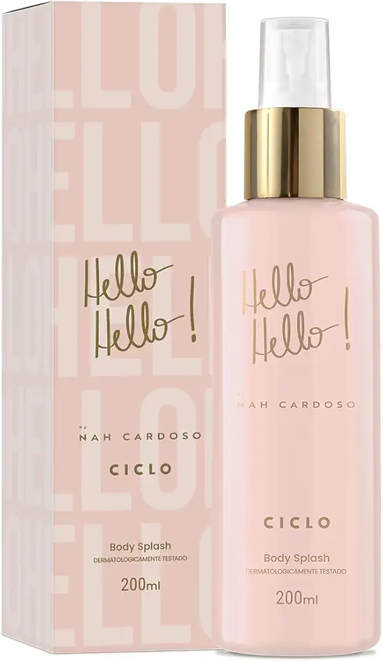 Body Splash Hello Hello Nah Cardoso 200ml Ciclo Desodorante Corporal