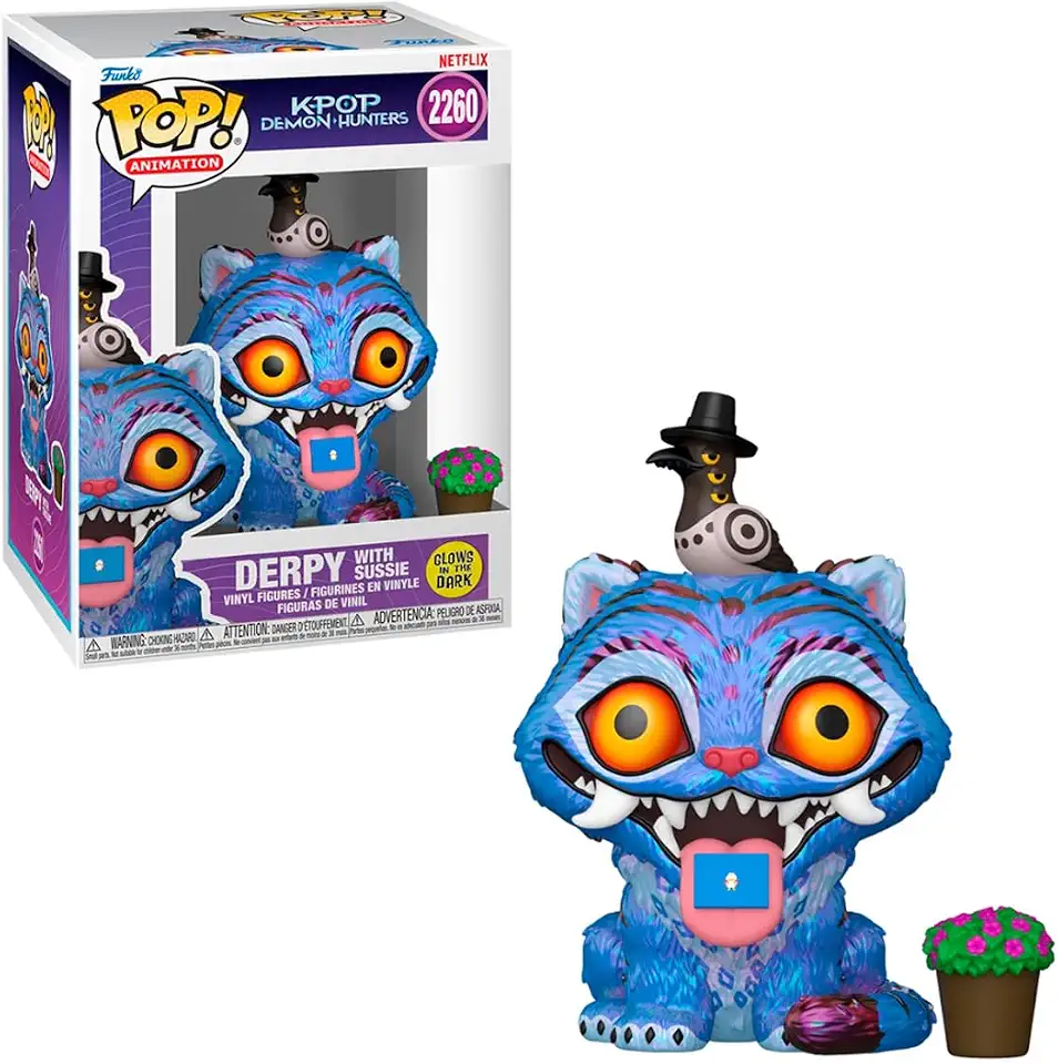 Candide, Boneco, Funko POP! Derpy e Sussie (Glow), Guerreiras do K-Pop - 11 e 2,5 cm