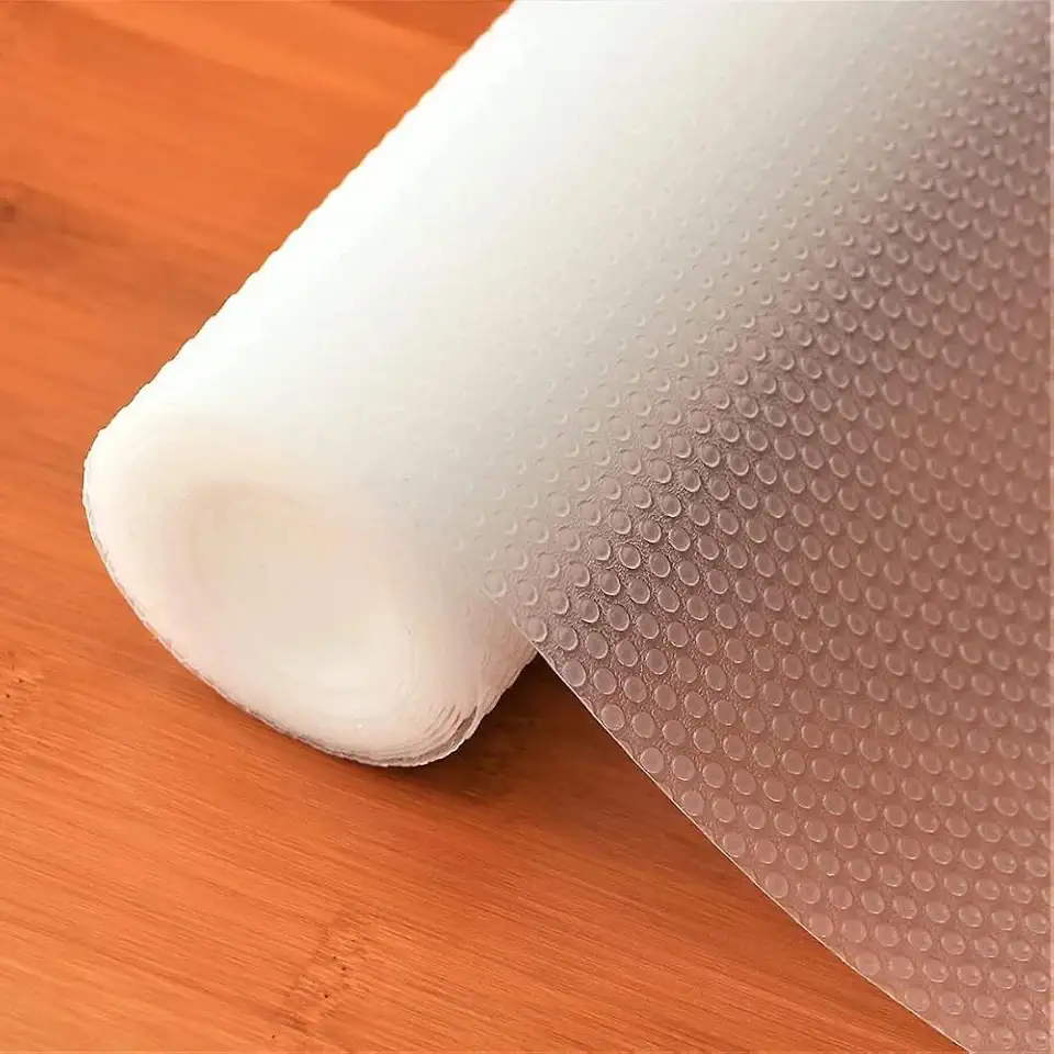 Forro de Gaveta 1,50m Antiderrapante em EVA - Protetor de Gavetas, Armários e Prateleiras, Lavável, Reutilizável e Multiuso para Cozinha, Banheiro e Geladeira - UpShop