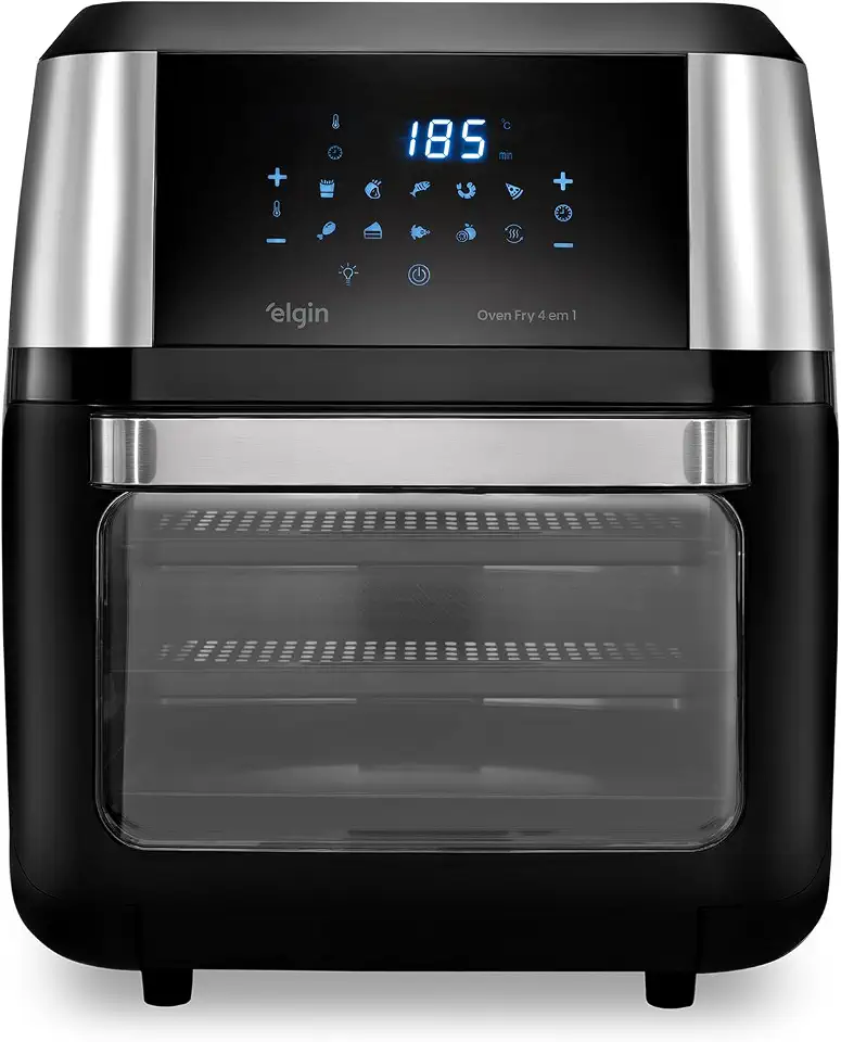Fritadeira Forno Oven Fry 4 em 1 Elgin 12 Litros 220V - Assa, Frita sem óleo, Desidrata e Reaquece - Airfryer
