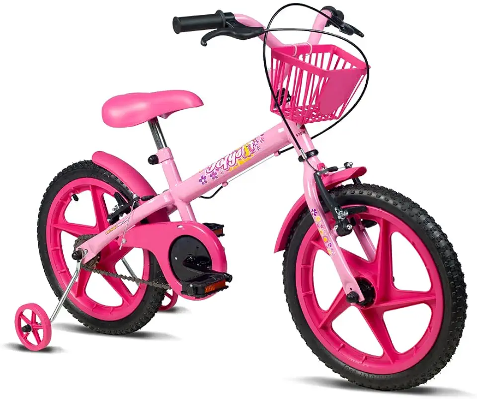 Bicicleta Infantil Verden Fofys - Aro 16 com cestinha e rodinhas