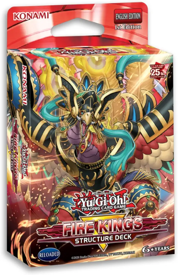 Deck Estrutural Yu-Gi-Oh! Reis de Fogo cards cartas yugioh konami em português