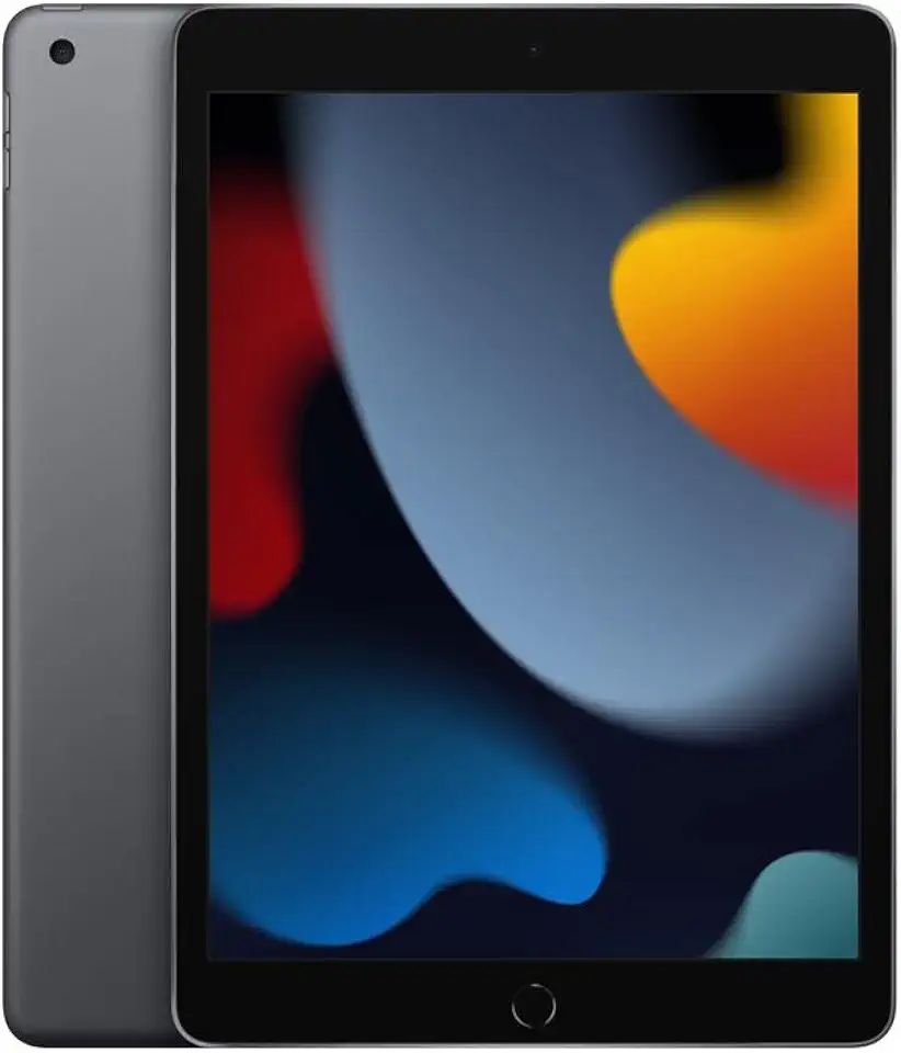 iPad da Apple (9a geração): Com chip A13 Bionic, tela Retina de 10,2 polegadas, 256 GB Wi-Fi + rede celular 4G, câmera frontal de 12 MP, câmera traseira de 8 MP, Touch ID, Cinzento sideral (Recondicionado)
