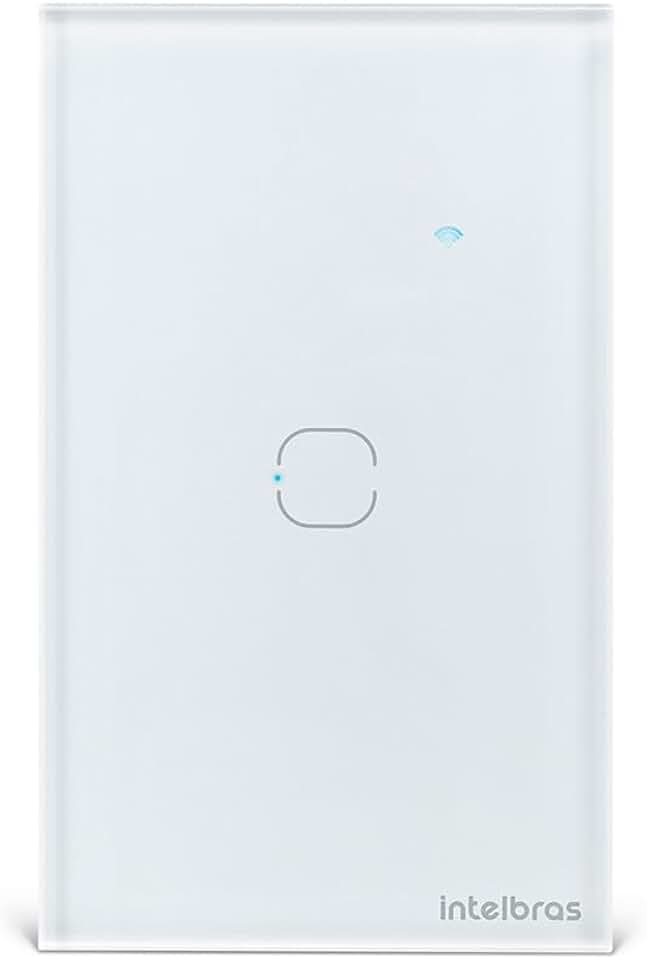 Interruptor Touch Inteligente 1 Tecla EIW 1001 Intelbras Branco