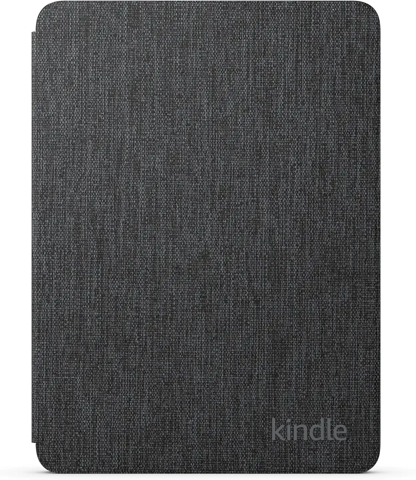 Capa de tecido para Kindle Paperwhite e Kindle Colorsoft, leve, dobrável e resistente a água – Cor Preta