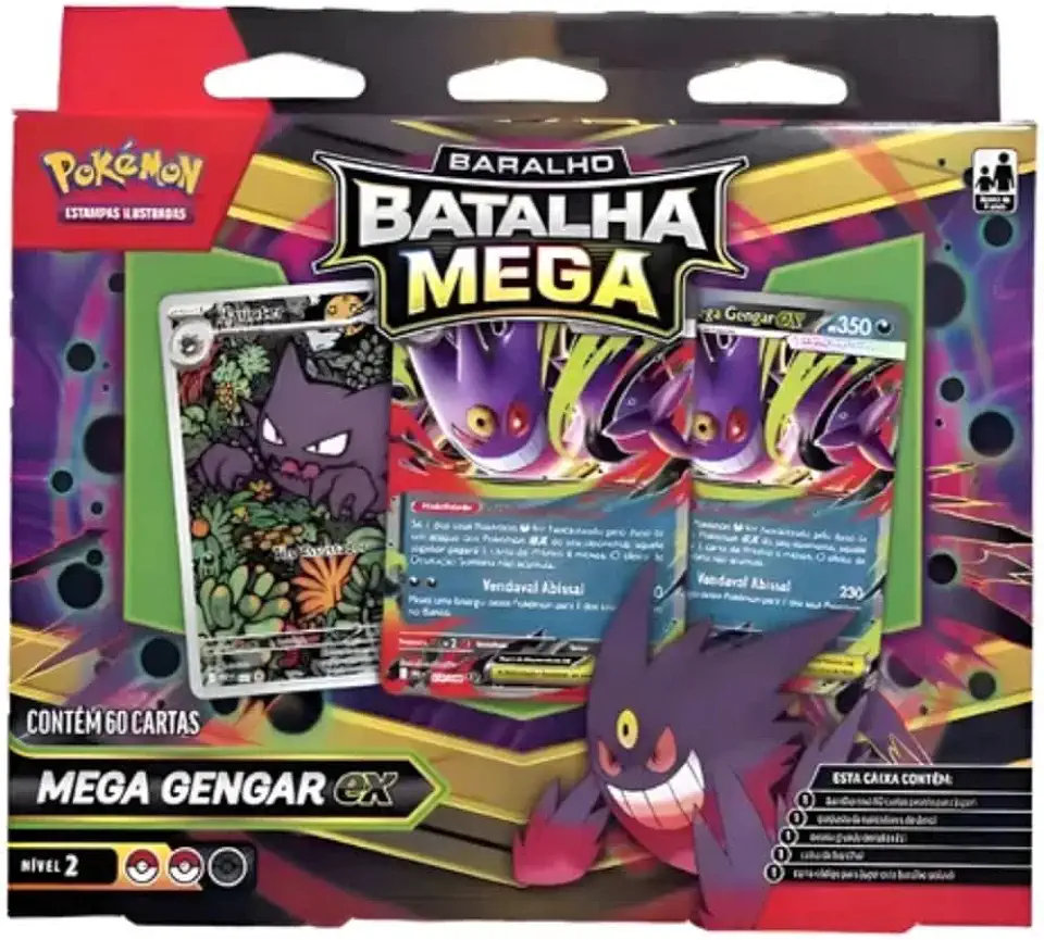 Deck de batalha Pokémon Mega Gengar Ex