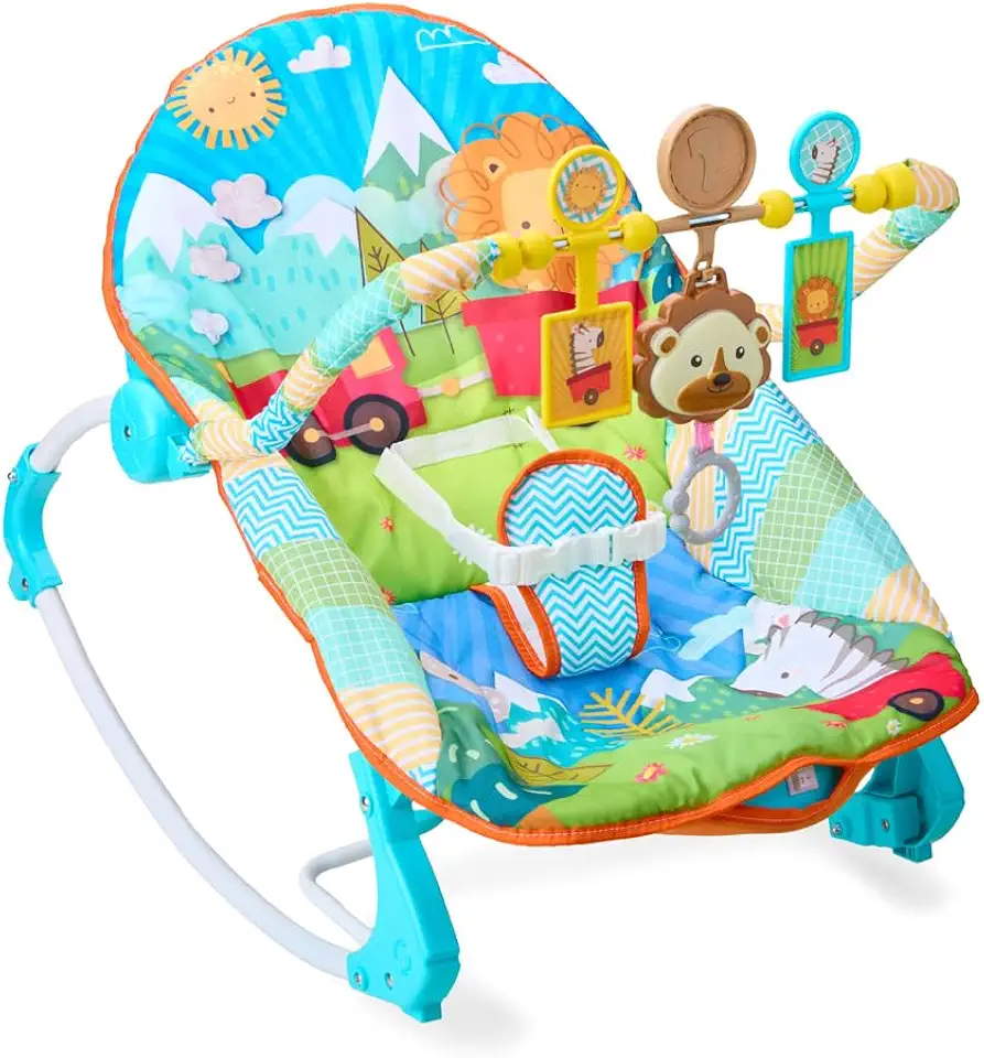 Replay Kids Cadeira de Descanso e Balanço Bebê Everest Leão