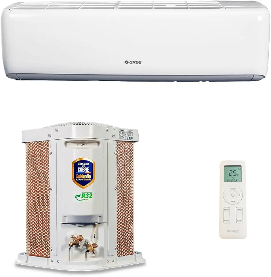Ar Condicionado Split Hi Wall Gree G-Top Auto Inverter 9.000 Btus Quente e Frio 220v R-32