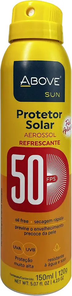 Above Protetor Solar Sun 150Ml 50Fps