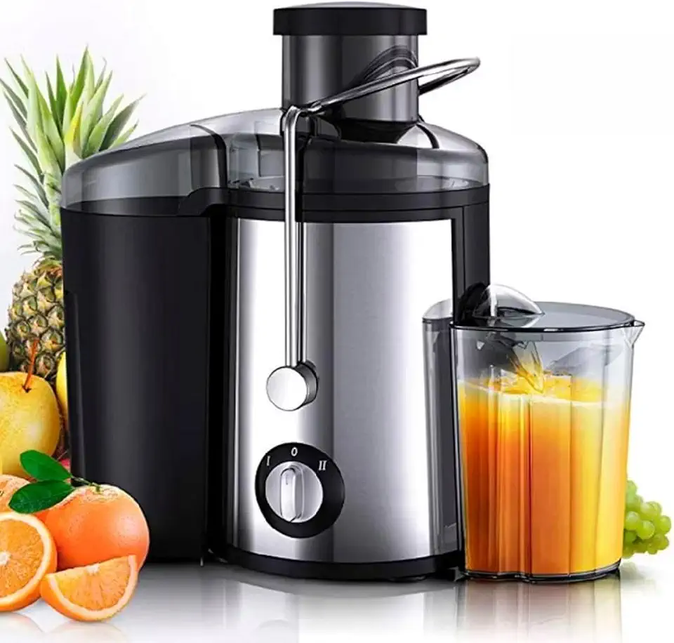 Extrator centrifuga de alimentos eletrico frutas sucos espremedor 1500w (110, Volts)