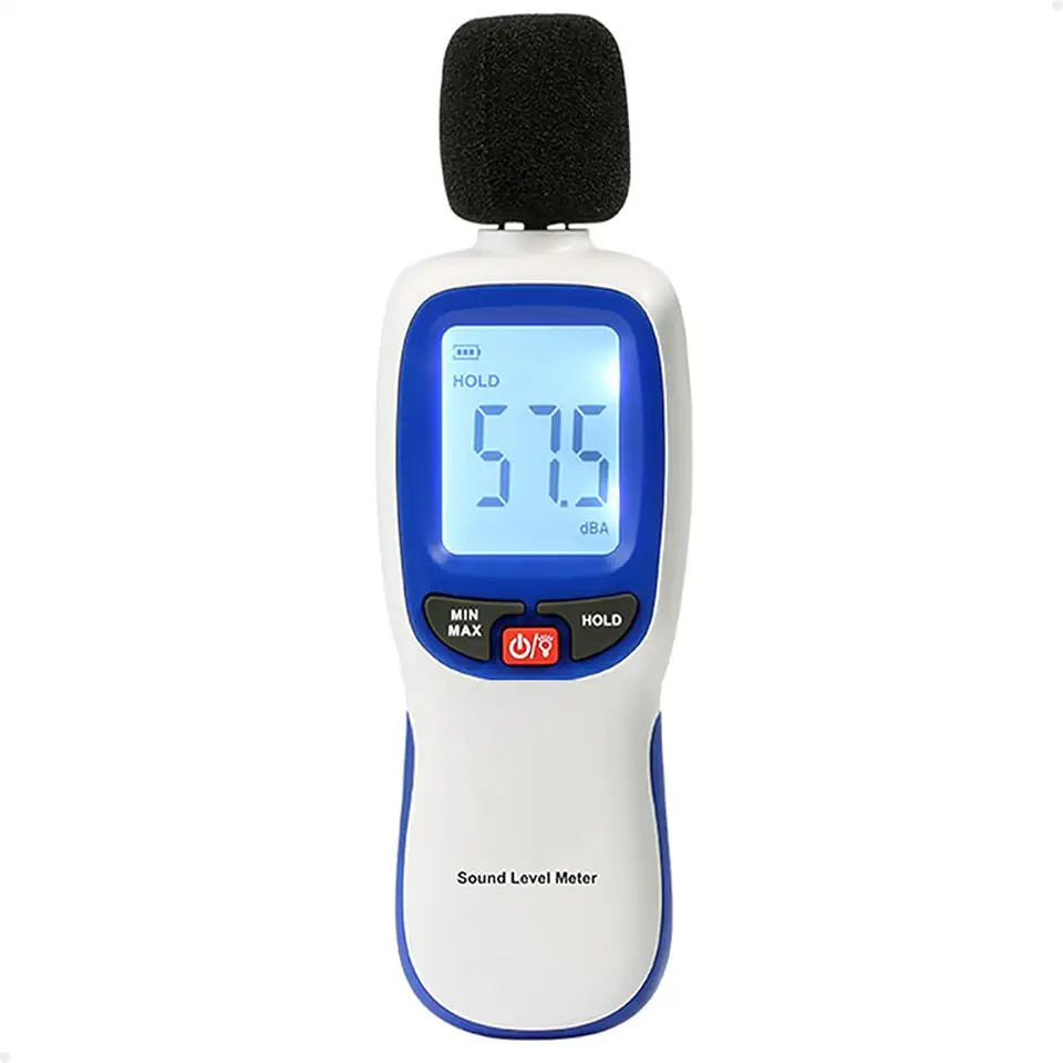 Decibelímetro Digital 30 a 130 Db Lorben Aparelho Medidor Sonoro Som Ruído Barulho Profissional Portátil Sem Fio