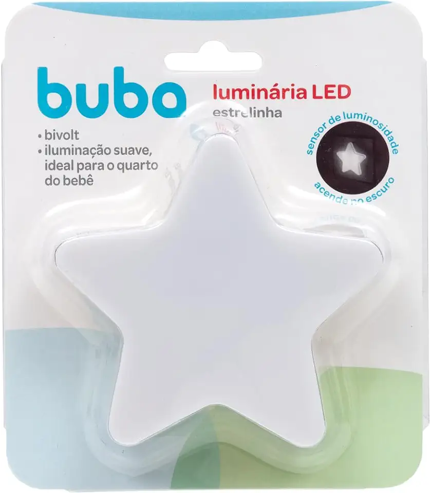 Buba Luminária Led Com Sensor Estrela