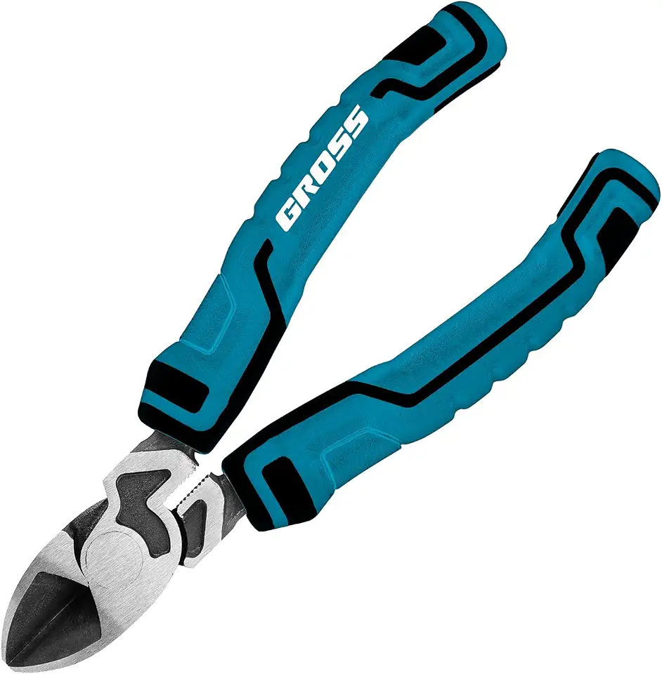 GROSS Alicate de Corte Diagonal 6″ (150 mm) – Alicate Profissional Reforçado Fosfatizado