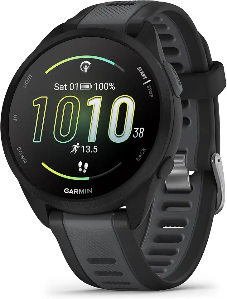 Garmin Relógio Forerunner 165 - 43mm com Monitor Cardíaco de Pulso e GPS