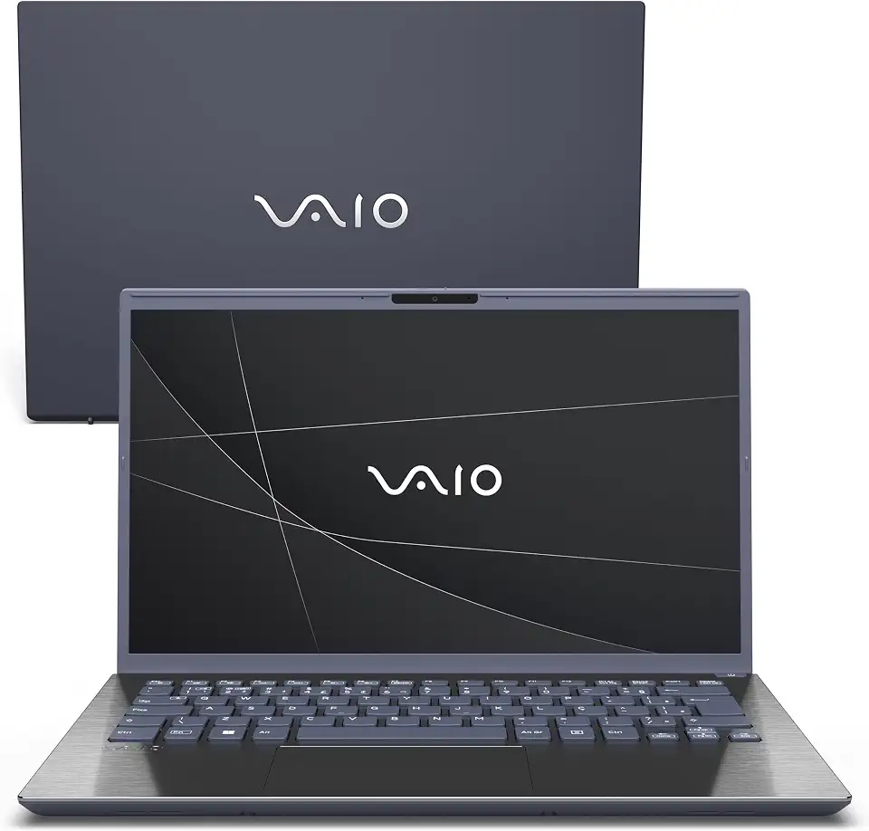 Notebook VAIO F14, 13ª gen Intel Core i5, 16GB 512GB SSD, 14” Full HD Antirreflexo, Windows 11 Home Plus, Gunmetal, Desbloqueio por Digital,