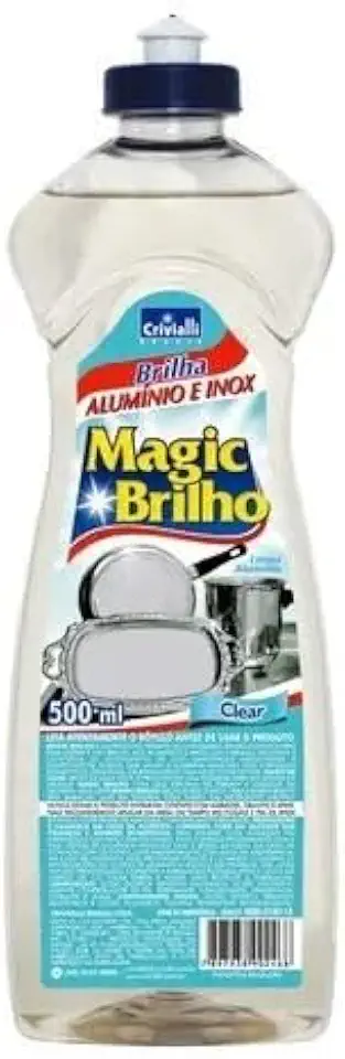 Limpa Alumínio e Inox Magic Brilho Clear 500ml