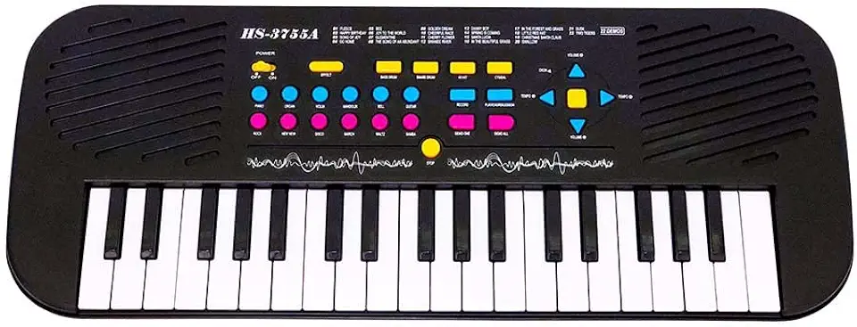 Teclado Infantil com Microfone 37 Teclas 54,5cm, DM Toys