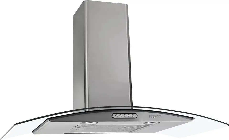Fogatti Vidro Curvo Duto Slim 127 V New Order Coifa De Parece Cvc Slim Inox 90cm