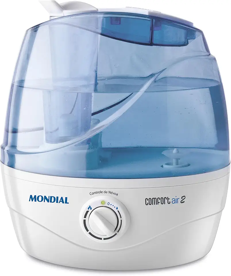 MONDIAL Umidificador de Ar Ultrassônico Comfort Air 2, Branco/Azul, 30W, Bivolt - NUA-02
