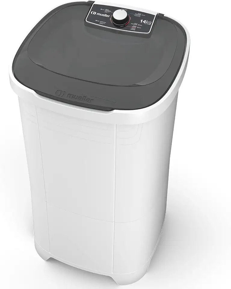 Mueller Máquina de Lavar Roupa Semiautomática Tanquinho 14 kg Branco 127V MLT14B