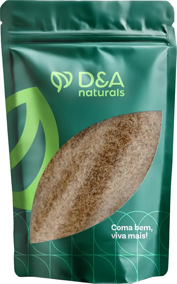 D&A Naturals Psyllium Husk 500g - Fibra Solúvel em Pó - Suplemento Nutricional