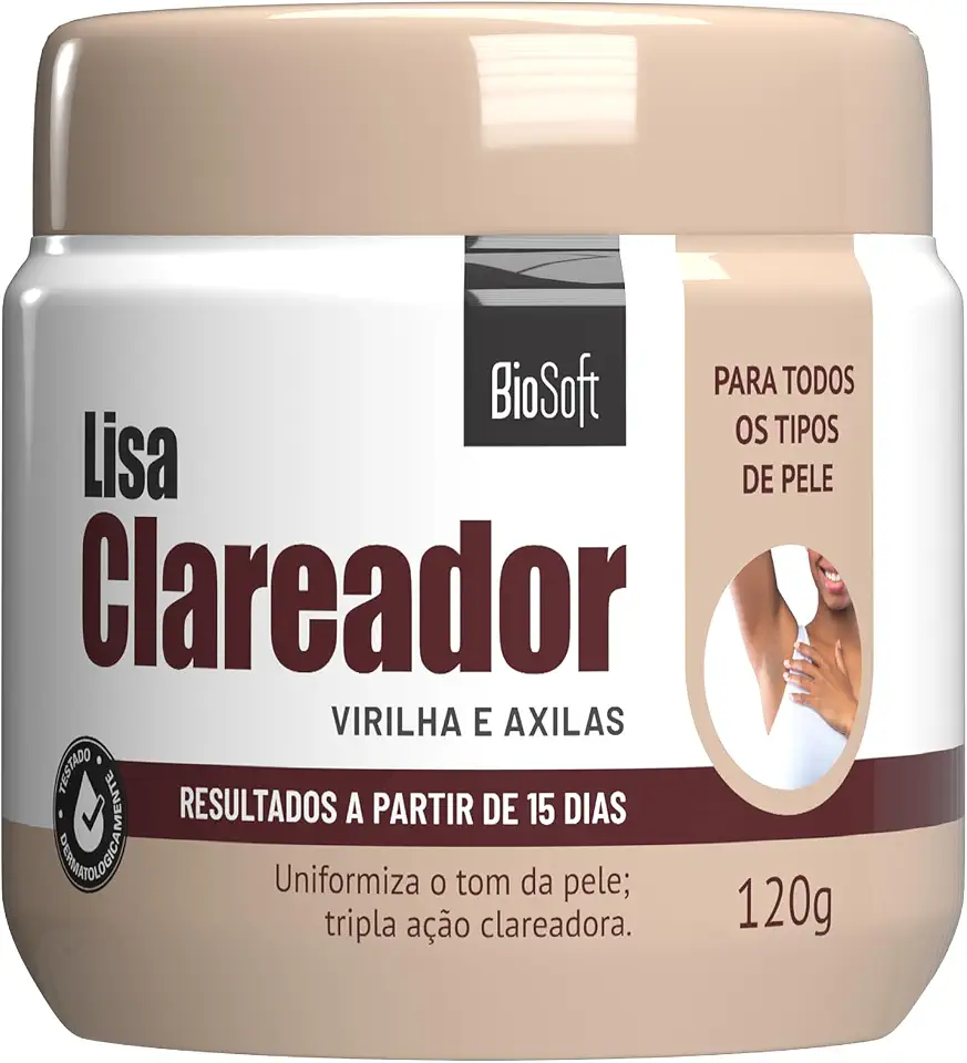 Soft Hair - Cremoso Lisa Clareador Soft Hair 120Gr Virilha E Axilas