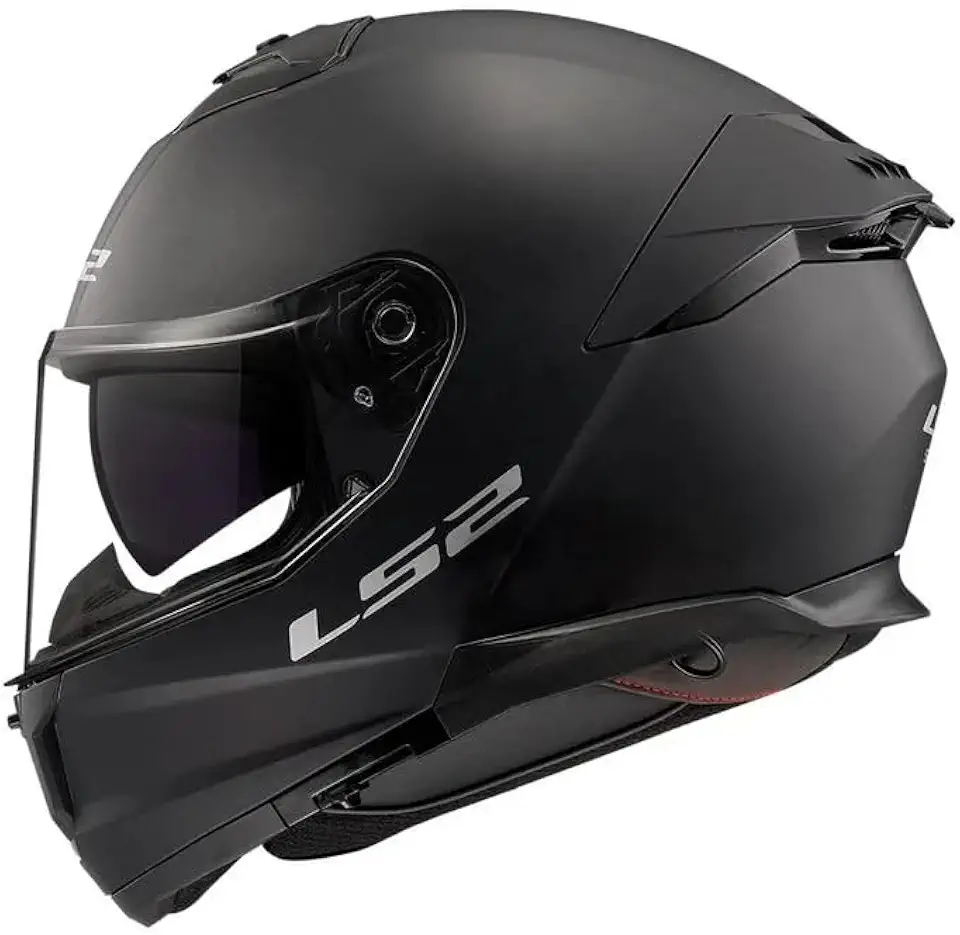 Capacete Masculino LS2 FF808 Preto Fechado Bicomposto Moto