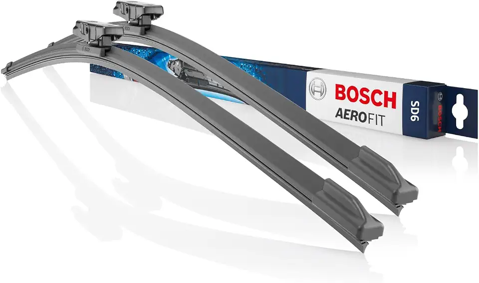Bosch Jogo de Palhetas Dianteiras Aerofit SD6 para Limpadores de Para-brisa (Onix 2013 -> 2018, Prisma 2013 ->2018) com Tratamento de Grafite, 24" 600 mm e 14" 350 mm, Par