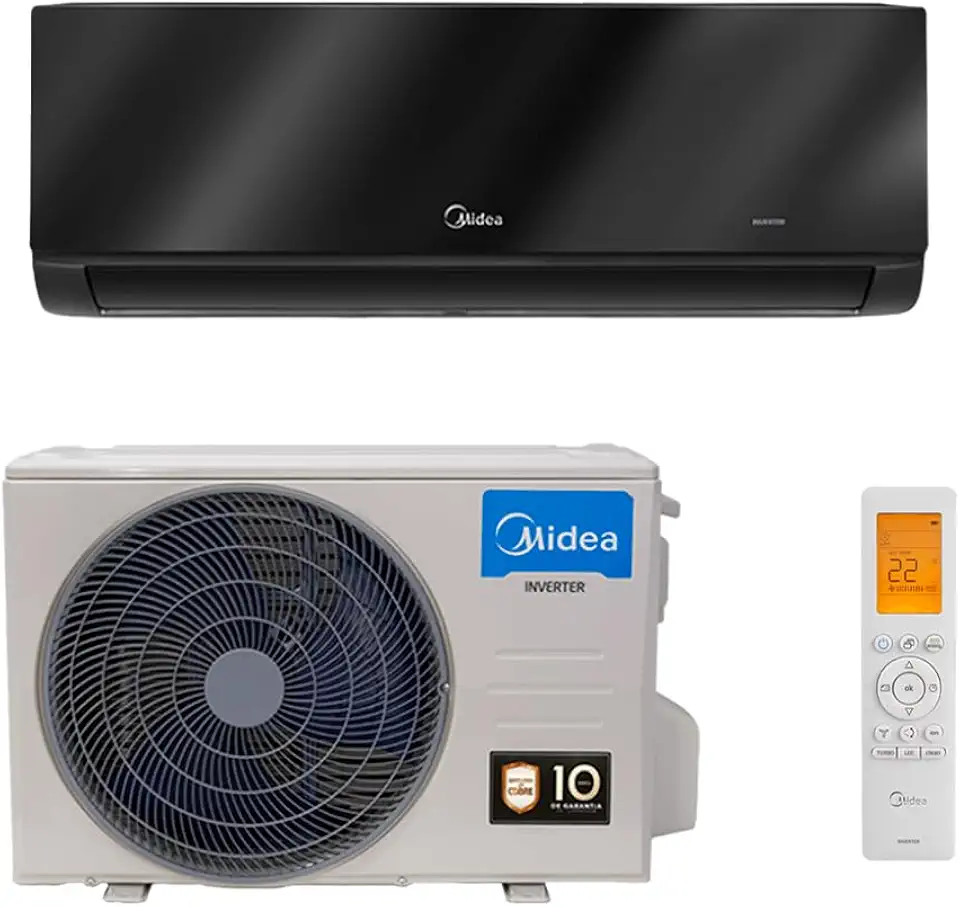 Ar Condicionado Spli Hi Wall Save Connect Black 18.000 Btus Quente e Frio 220v R-32