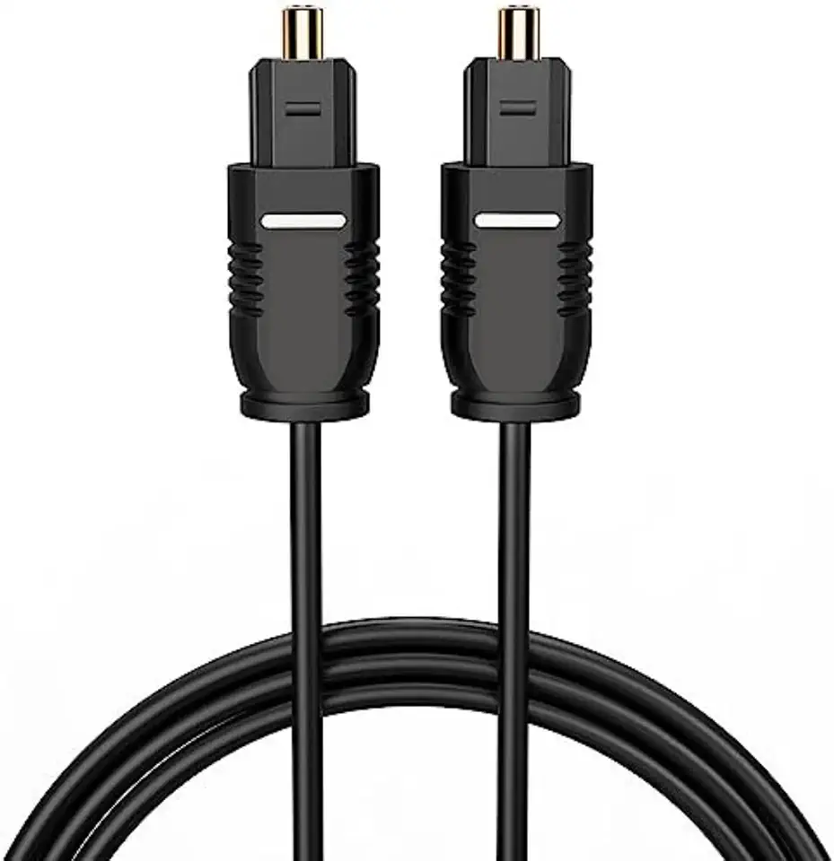 Cabo Óptico Toslink 3 Metros - Cabo para Áudio Digital