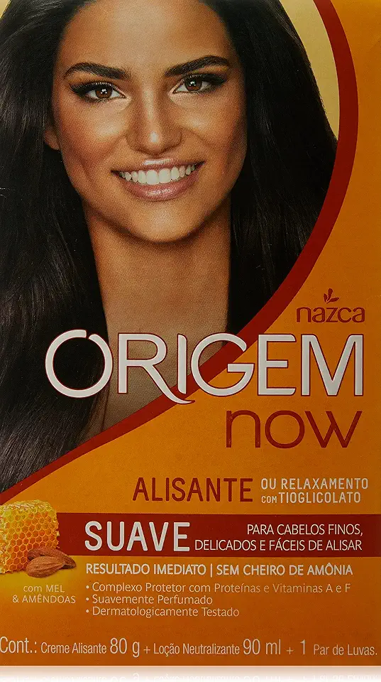 Origem Now Kit Alisamento Mel e Amêndoas, Nazca Cosméticos