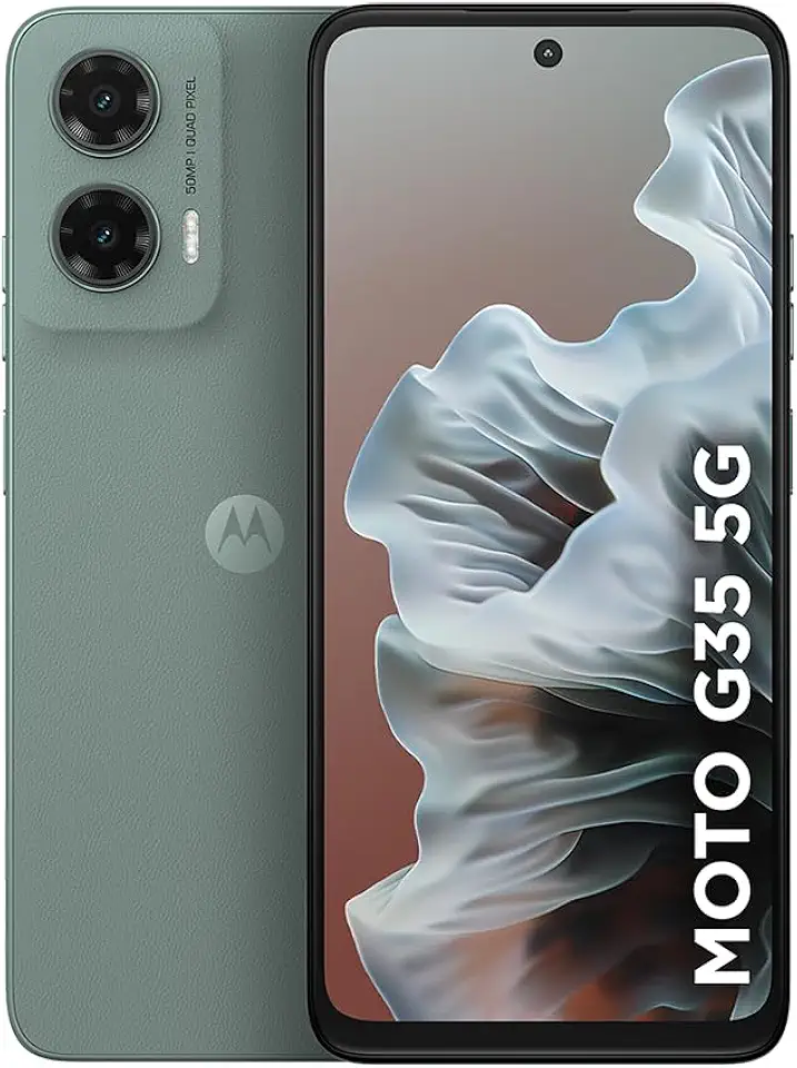 Smartphone Motorola Moto g35 5G - 256GB 12GB (4GB RAM+8GB Ram Boost) e Camera 50MP com AI NFC Tela 6.7" com Superbrilho - Cinza Vegan Leather