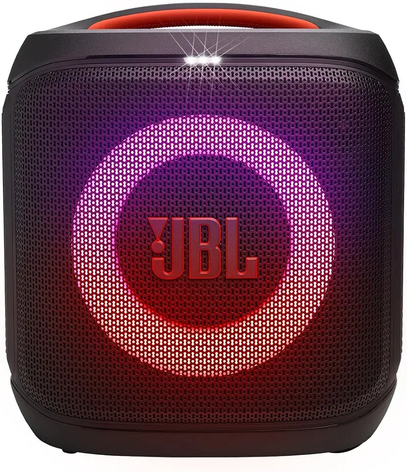 JBL, Caixa de Som, PartyBox Encore Essential 2, Show de Luzes, Bluetooth, Portátil, Resistente a Respingos, Bateria de até 15h, Som JBL Pro Sound, AI Sound Boost, 100 W RMS