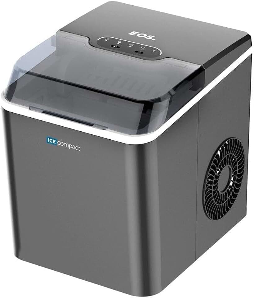 Máquina de Gelo 12kg Eos Ice Compact Emg04t Cinza 110v