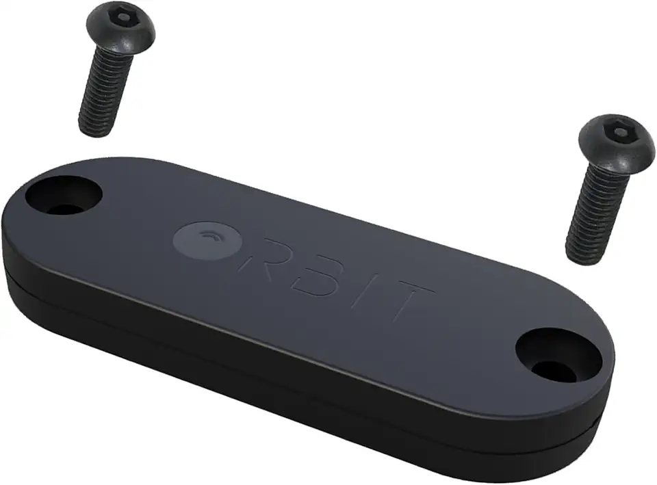 Orbit Velo – Rastreador avançado de bicicleta com Apple Find My, localização GPS global no iPhone, iPad, Mac e Apple Watch, à prova d'água com 3 anos de vida útil da bateria, suporte seguro para