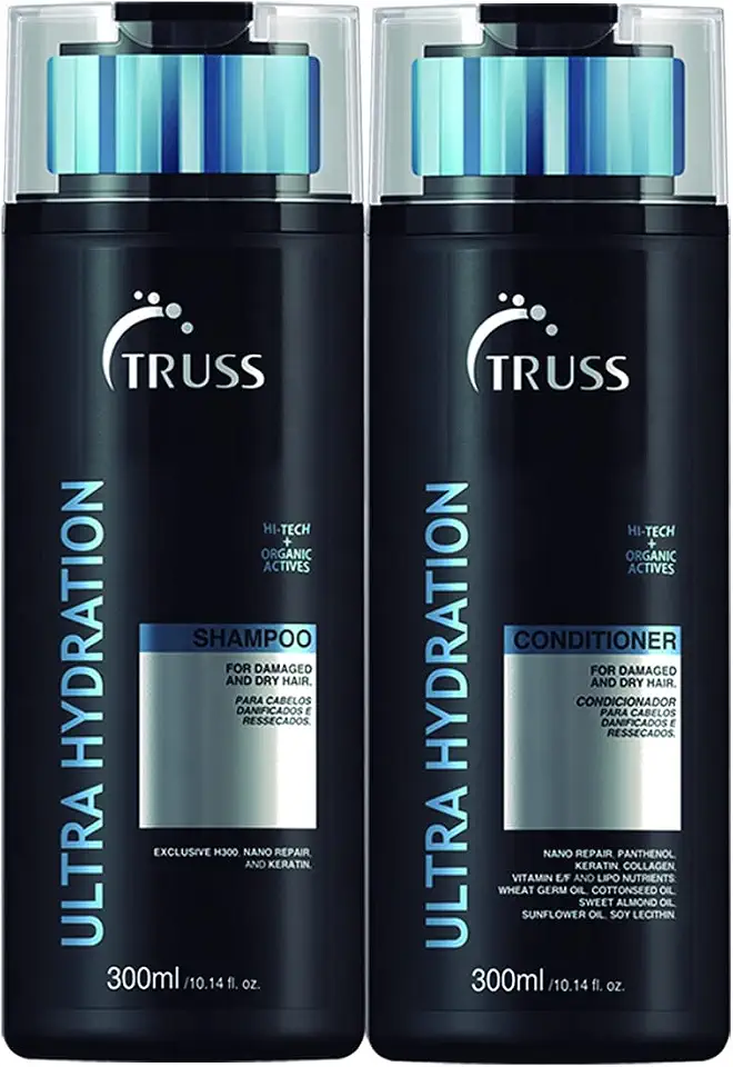 Kit Shampoo + Condicionador Ultra Hydration TRUSS 2 x 300 ml