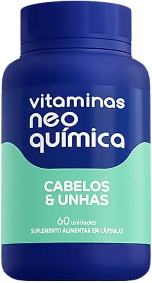 Suplemento Alimentar Cabelos e Unhas Vitaminas Neo Química 60 cápsulas