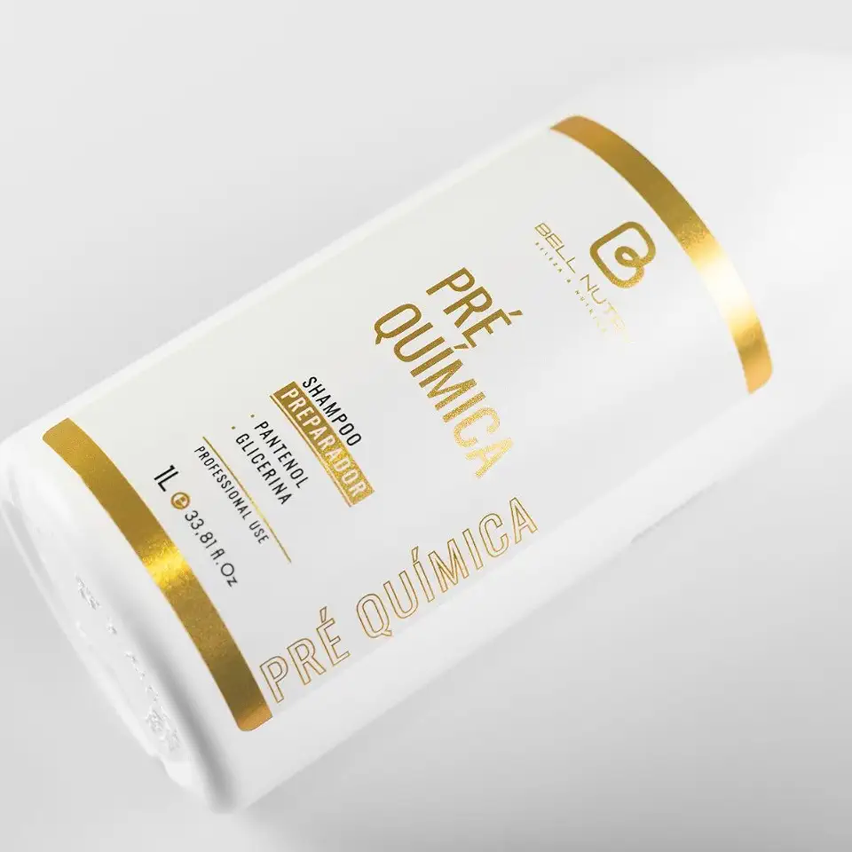 Shampoo Pré-Química (Antí-Resíduos) 1L Com Pantenol e Glicerina | Bell Nutry