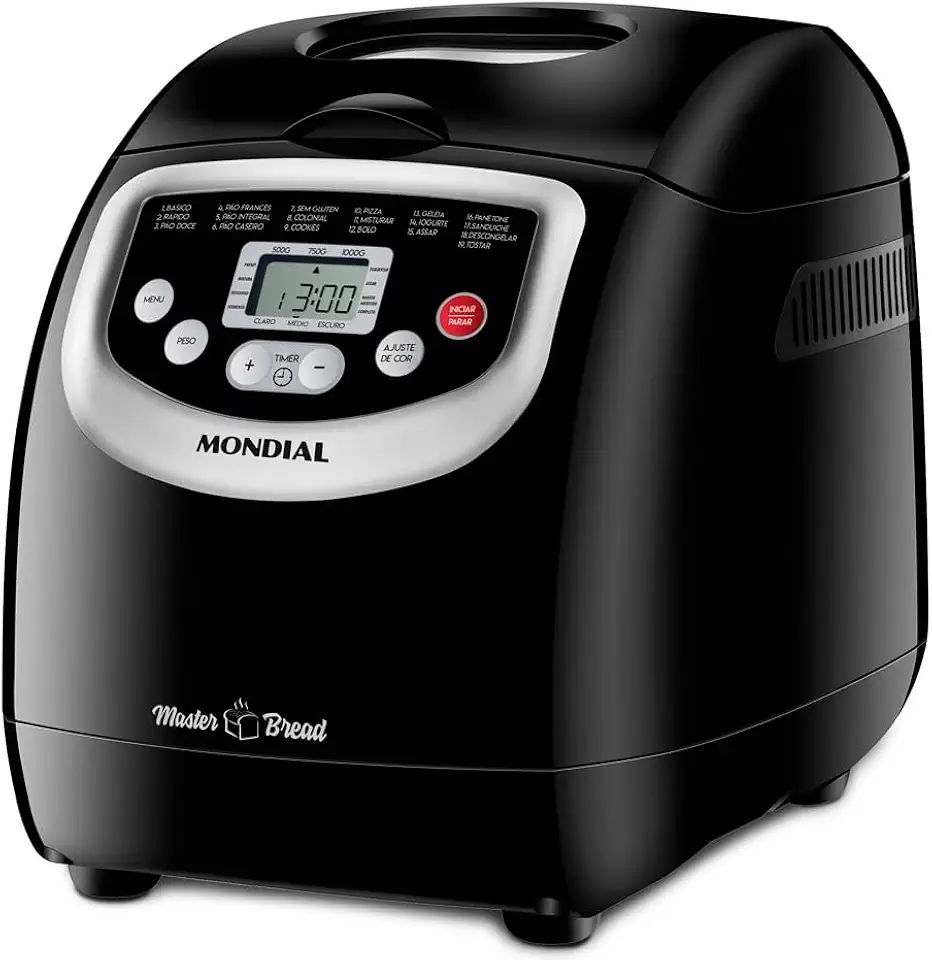 Panificadora Automática Master Bread, Mondial, Preto, 700W, 220V - NPF-53