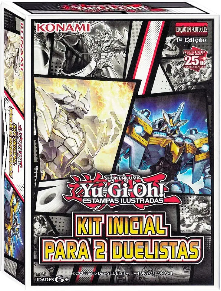 Konami Yu-Gi-Oh! TCG Kit Inicial para 2 Jogadores Starter Set, 88 Cartas, 8 Ultra Raras, Edição em Português Yugioh