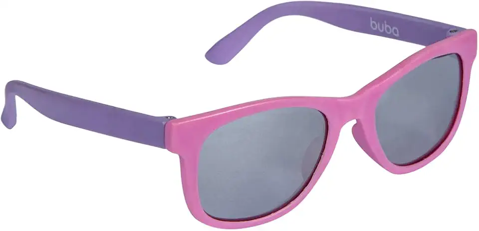 Óculos De Sol Infantil C/ Proteção Uva-uvb Pink E Lilás Buba