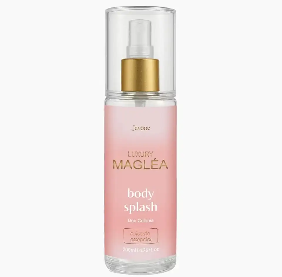 Body Splash Feminino Magléa Luxury Javône 200ml – Deo Colônia Perfume Corporal Doce Floral Gourmand Alta Fixação Contratipo