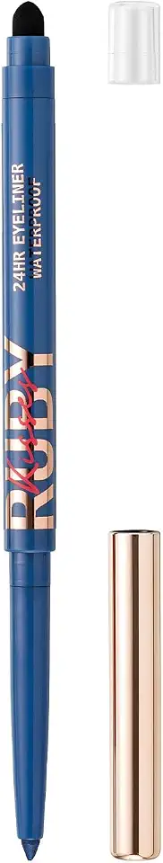 Kiss - Lápis Retrátil em Gel 24H à Prova d'Água RE07B Glittery Navy Blue
