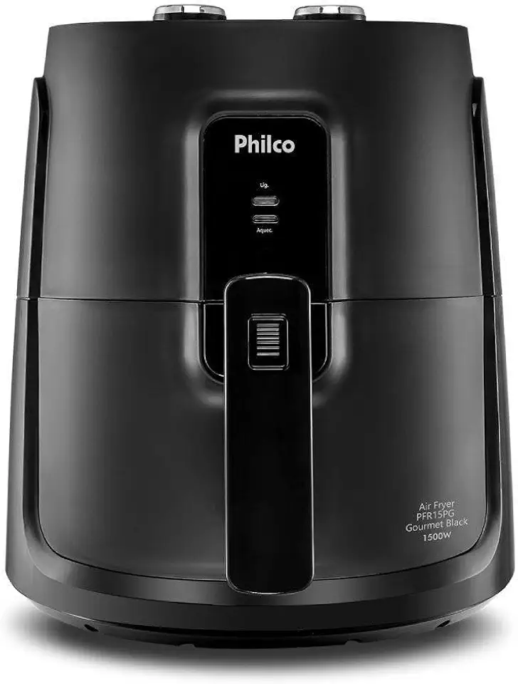 Fritadeira Elétrica sem óleo/Air Fryer Philco PFR15PG Preto 4,3L com Timer