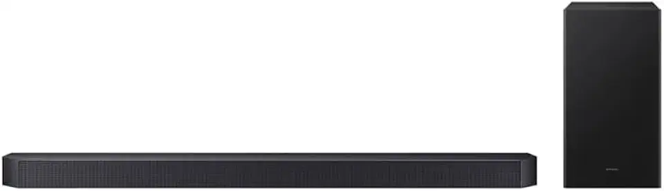Soundbar Samsung HW-Q600F, com 3.1.2 canais, Bluetooth, Subwoofer sem fio, Dolby Atmos e Q-Symphony