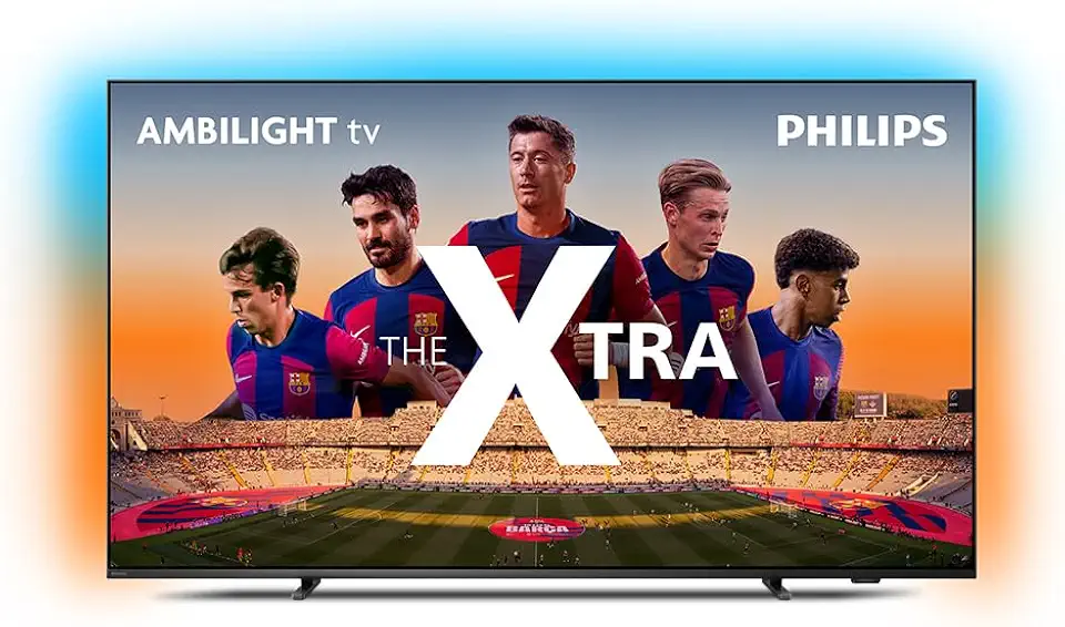 PHILIPS, Smart TV, The Xtra QD-Mini LED 75" 4K 120 Hz, 75PML9118/78, Ambilight, Google TV, P5, DTS Play-Fi, Freesync, Dolby Vision e Atmos, 40 WRMS