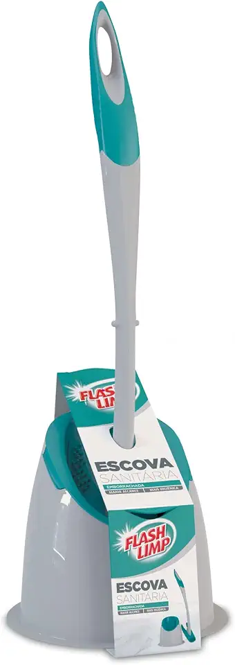 Flash Limp- Escova Sanitária Emborrachada com Suporte - BAN6101