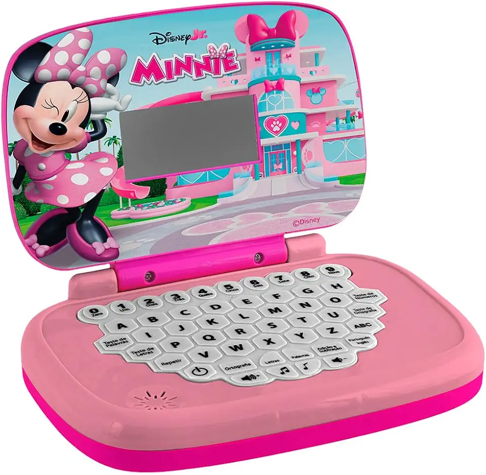 Laptop Infantil Educativo Candide Minnie Bilíngue